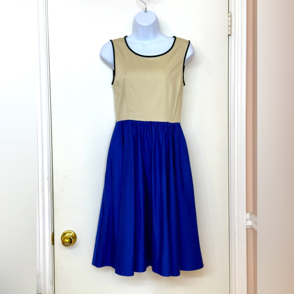 KATE SPADE Sleeveless 2-Tone Dress Size 2, NEW